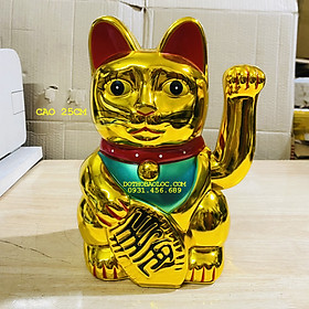 Mua Mèo thần tài mang lại may mắn tài lộc cho gia chủ cao 25cm