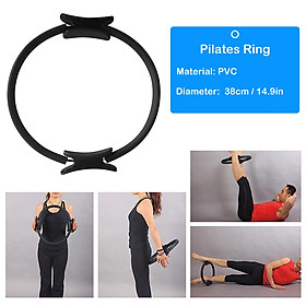 Bộ dụng cụ tập yoga bao gồm vòng Pilates, dây đeo bông, vòng kháng lực, dây kháng lực hình số 8 và dây kéo giãn-Màu 3