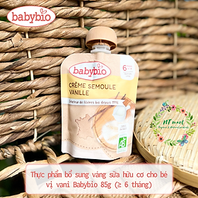 Thực phẩm bổ sung váng sữa hữu cơ cho bé BabyBio 85gr (từ 6 tháng)