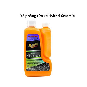 Meguiar's Xà phòng rửa xe có thành phần Ceramic tạo hiệu ứng lá sen - Hybrid Ceramic Wash & Wax, G210256
