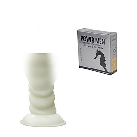 Dildo Duong Vat Giả Gắn Tường Silicone Cao Cấp White Love Nhật Bản - Chất Liệu Silicone Mượt Mà - Tặng Bcs Power Men Hộp 3 Chiếc - Che Tên Sản Phẩm - Shop Adam
