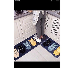 Mua Thảm lau chân thấm nước Ghome chống trơn trượt cao cấp phòng khách  phòng tắm TC01