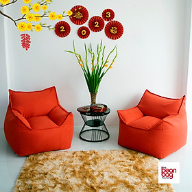 Mua Ghế lười hạt xốp dáng sofa Corolina sang trọng  nhẹ nhàng di chuyển  phù hợp mọi không gian phòng khách
