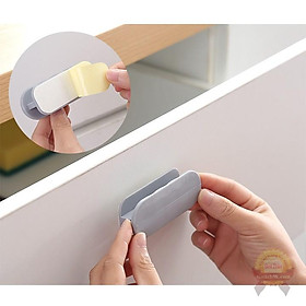 Tay nắm dán cửa kính nhôm inox tủ gỗ hình chữ nhật Decor siêu dính