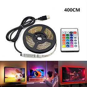 USB 5V LED Waterproof String Light Lamp Flexible RGB Changing Light Tape with Remote Control Ribbon