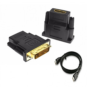 Mua Đầu chuyển DVI (24+1) sang HDMI + Tặng kèm cáp HDMI 1.5M