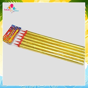 nến phụt sinh nhật, pháo sáng cắm bánh vỉ 6 cây 25cm - BOBABO