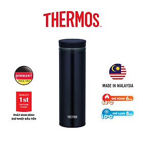 Mua Bình giữ nhiệt Nhật Bản inox Thermos nắp vặn 500ml JNO 502 - Hàng chính hãng - Dark Navy