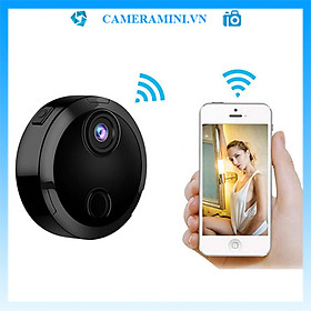 Camera mini wifi an ninh HDQ15 kết nối từ xa qua điện thoại từ xa, có hồng ngoại quay đêm 10m, có pin, không dây