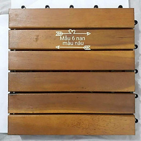 Combo 5 tấm Ván sàn gỗ ( sơn Pu 3 lớp )