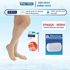 Vớ/tất y khoa JOBST Opaque - Mỏng Hỗ Trợ Điều Trị giãn tĩnh mạch chân, 20-30 mmHg (vớ gối)