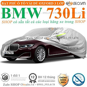 Bạt che phủ xe ô tô BMW 730Li 3 lớp cao cấp