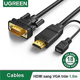 Mua Cáp HDMI sang VGA UGREEN MM117 - Hàng chính hãng