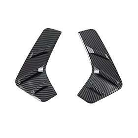 2 Pieces Fog Light Eyelid Cover trims Carbon Fiber Pattern Fog Lamp Eyebrow Frame for Atto 3 Modification Exterior Accessories Replaces