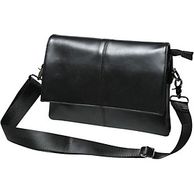 Men's Trend Shoulder Sling Bag Crazy Horse Leather Crossbody Messenger Bag Etonweag