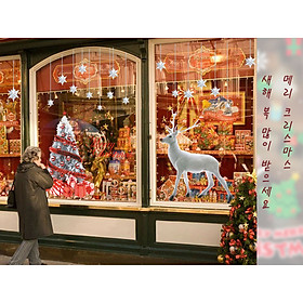 DECAL TRANG TRÍ NOEN-TUẦN LỘC VÀ CÂY THÔNG NOEL