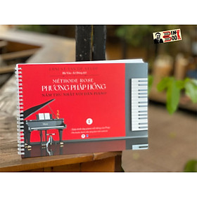 MÉTHODE ROSE – PHƯƠNG PHÁP HỒNG NĂM THỨ NHẤT VỚI ĐÀN PIANO – Ernest Van de Velde – Hà Vân và Lê Dũng dịch – Huy Hoàng Bookstore – NXB Dân Trí (Bìa mềm) - 