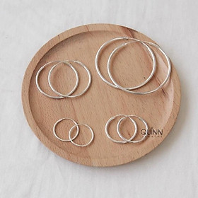 Khuyên vòng tròn cá tính - Basic hoop earrings