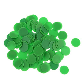 100x Opaque Plastic Board Game Counters Tiddly winks Numeracy