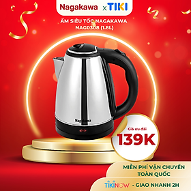 Mua Ấm Siêu Tốc Nagakawa NAG0308 (1.8 Lít) - Hàng Chính Hãng