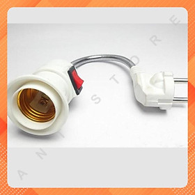 Mua Đui đèn lò xo E27 kèm công tắc phích cắm
