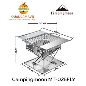 Bếp nướng dã ngoại xếp gọn Campingmoon MT-025 FLY