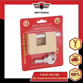 Ổ Khoá Việt Tiệp Cầu Ngang 68 x 48 Ống Phi 8mm