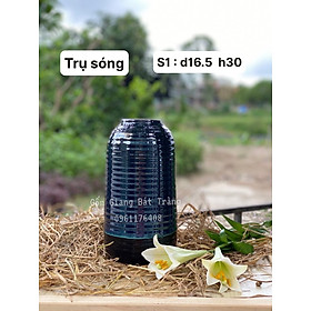 Mua Bình Hoa Lọ Hoa Xanh Dương Men Hỏa Biến Gốm Sứ Bát Tràng