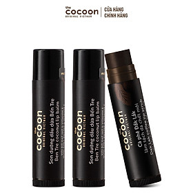 Combo làm sạch da chết & mềm môi Cocoon