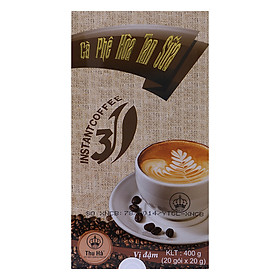 Hình ảnh Cà Phê Hòa Tan Sữa Vị Đậm 3 Trong 1 Thu Hà (20 Gói x 20g)