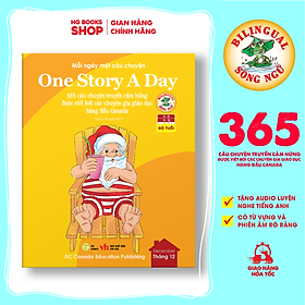 [Lẻ cuốn] Sách - One Story A Day: 365 câu chuyện phát triển IQ, EQ cho bé - Bản song ngữ tặng kèm file nghe