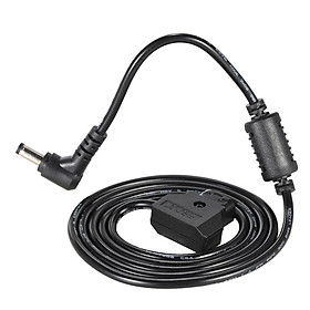 D-Tap 2 Pin Male Connector to DC 5.5 * 2.5mm Plug Power Cord Cable for BMCC BMPC DSLR Rig Power Supply 113cm in Length