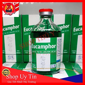 Eucamphor Giảm Ho, Trợ Tim, Long Đờm Dễ Thở Cho Gà Đá Chai 100 ml