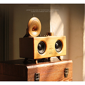 Mua Loa bluetooth cắm sạc USB kiêm đài FM phong cách cổ điển