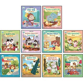Bộ Sách Song Ngữ Bé Học Lễ Giáo (Combo Gồm 10 Cuốn)(Tái Bản Mới Nhất)