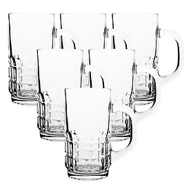 Mua Bộ 6 Ly Thủy Tinh Có Quai 131 Uống Cà Phê Camdaco (325ml)