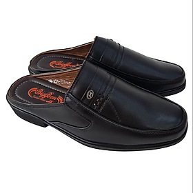 Dép bít mũi nam da bò thật BIGGBEN cao cấp SB109