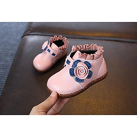 giày bốt da mềm bé gái size 21-30