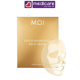 Mặt nạ gạo M.O.I gold hydro gel rice mask 28g
