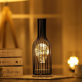 Mua Đèn Trang Trí Phòng Ngủ Phong Cách Bắc Âu M1145  Đèn Decor Để Bàn Retro Khung Sắt Sang Trọng