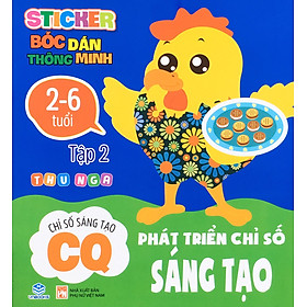 Bộ 3 cuốn Sticker bóc dán thông minh - Phát triển chỉ số sáng tạo CQ