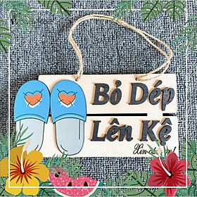 Mua Bảng gỗ trang trí  bảng gỗ decor Để giày dép ở ngoài (bảng gỗ trang trí