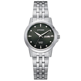 Đồng Hồ Nữ Citizen Dây Thép Không Gỉ EQ0601-54F - Mặt Đen