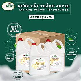 Nước tẩy Javel 3chai thùng 5KG