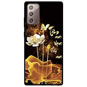 Ốp lưng dành cho Samsung Galaxy Note 20 - Note 20 Ultra - mẫu Sen Vàng Tâm An
