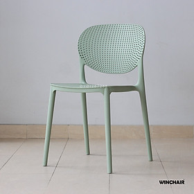 Mua Ghế Nhựa Đúc Cafe Sân Vườn Ponny Chair WC018 - Nhựa PP Đúc Nguyên Khối Dạng Lỗ Lưới - Chịu Nhiệt Nắng Mưa Cực Kỳ Tốt