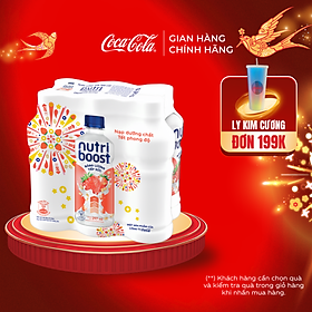 Lốc 6 Chai Thực phẩm bổ sung Nước uống sữa trái cây Nutriboost Energyze Blend. 297ml/Chai  Coca-Cola Official Store