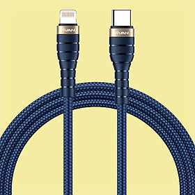 Mua    Chỉ 30p sạc 50% pin iPhone X    - Dây Cáp Sạc Truyền Dữ Liệu Chuyển Đổi Type C Sang Lightning - Vivan - KCL120 - Hàng Chính Hãng