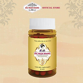 Viên uống Sắc Ngọc Khang Vi Tảo Lục Hộp 60 Viên giúp làm đẹp da, cân bằng nội tiết tố, hỗ trợ làm giảm nám, tàn nhang