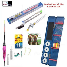 Combo phụ kiện hộp phao ,chống cần ,dây trục câu đài combo1 - Sanami Fishing